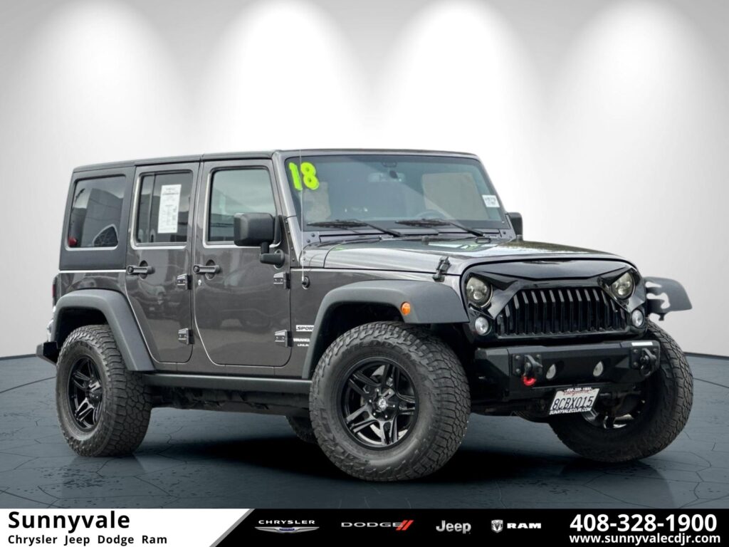Used 2018 Jeep Wrangler JK for sale in Sunnyvale